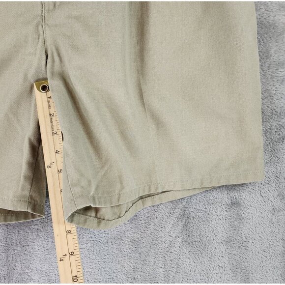 Duck Head Shorts Mens 38 Beige Khaki Pleated Casual Preppy Grandpa Vintage - Picture 6 of 9